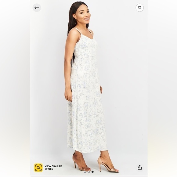 NWT 41 Hawthorn Printed Beatriz Maxi Dress with Pockets White Combo Size 2X - Picture 11 of 16